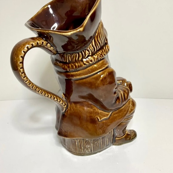 Vintage Pottery Character Toby Jug Mug Brown, England - Picture 6 of 11